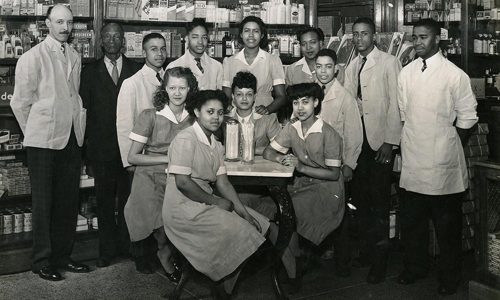 Ella P. Stewart's Pharmacy and staff